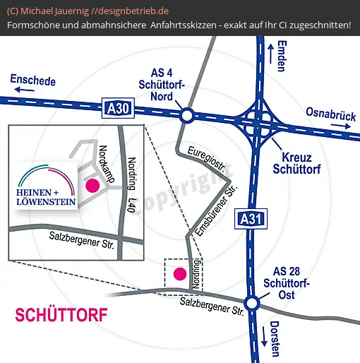 Anfahrtsskizzen Schüttorf (302)