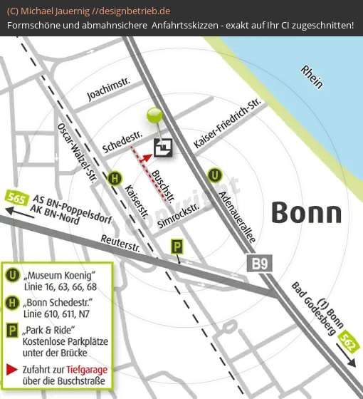 Anfahrtsskizzen Bonn Adenauerallee (371)