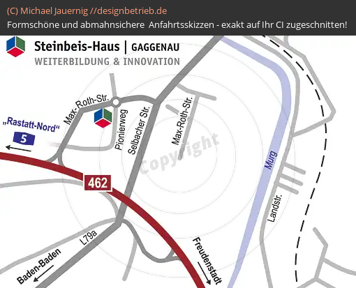 Anfahrtsskizzen Gaggenau Max-Roth-Straße (395)