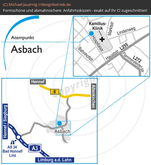 Anfahrtsskizzen Asbach (Hospitalstraße) (507)