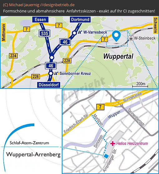 Anfahrtsskizzen Wuppertal Varresbeck (641)