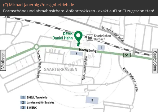 Anfahrtsskizzen Saarbrücken (687)