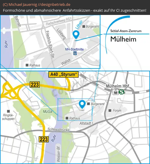 Anfahrtsskizzen Mülheim an der Ruhr (695)