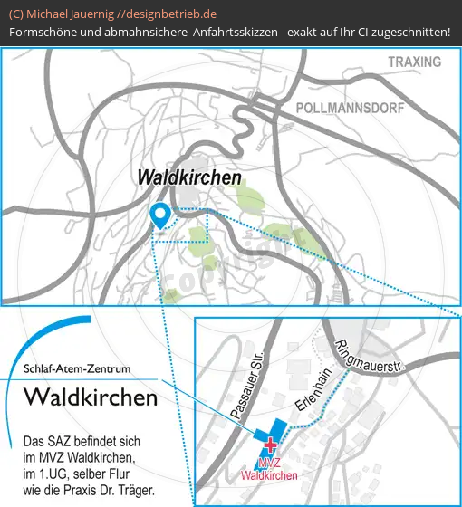 Anfahrtsskizzen Waldkirchen Erlenhain (714)