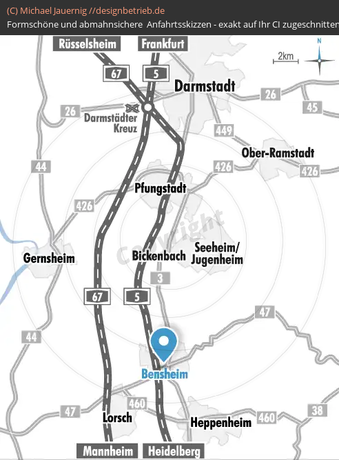 Anfahrtsskizzen Bensheim (734)