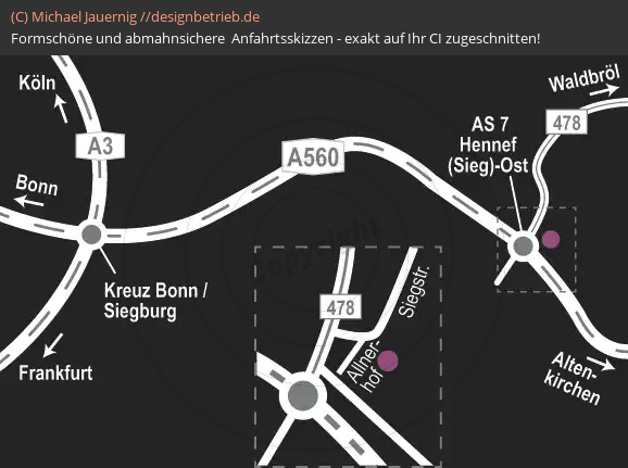 Anfahrtsskizzen Hennef / Sieg (154)