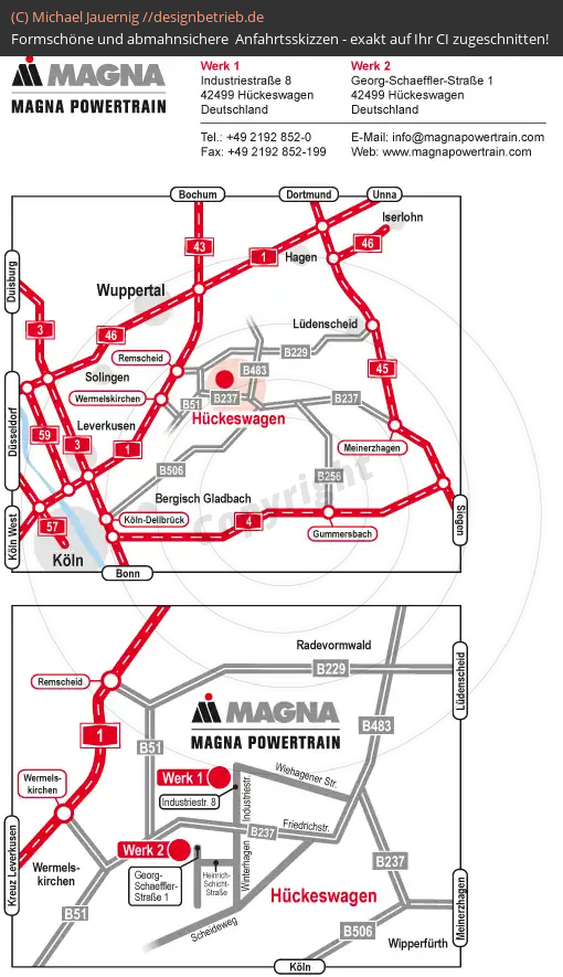 Anfahrtsskizzen Hückeswagen (Übersichtskarte und Detailkarte) (219)