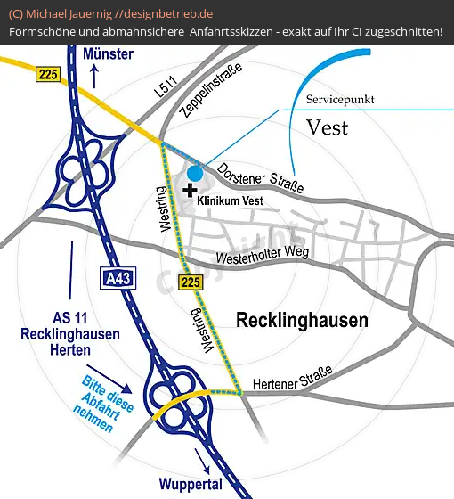 Anfahrtsskizzen Recklinghausen (301)