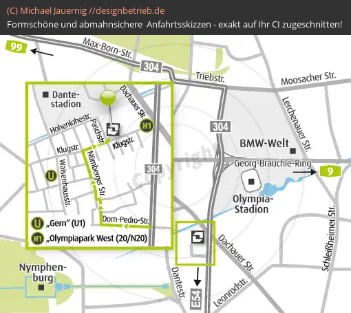 Anfahrtsskizzen München Paschstraße (342)