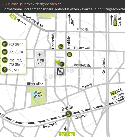 Anfahrtsskizzen Düsseldorf Detailskizze (353)