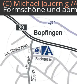 Anfahrtsskizzen erstellen / Anfahrtsskizze Bopfingen Bachgasse   Arnold GmbH