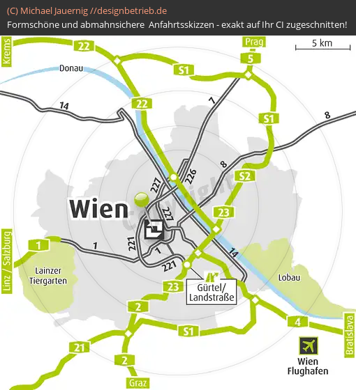 Anfahrtsskizzen Wien Übersichtskarte (390)