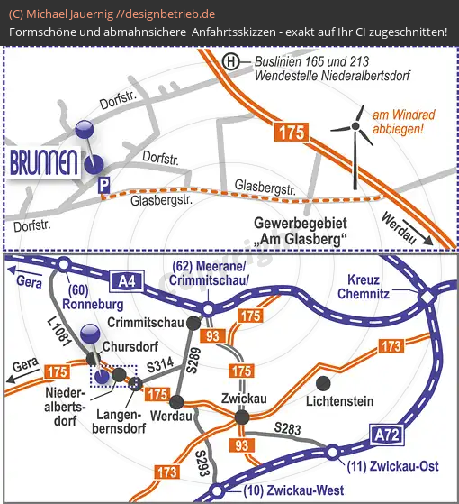 Anfahrtsskizzen Langenbernsdorf Dorfstraße (394)