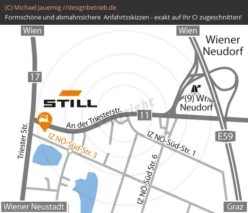 Anfahrtsskizze 404 Wien Übersichtskarte   STILL GmbH (404)