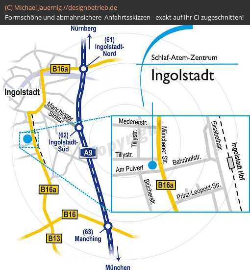 Anfahrtsskizzen Ingolstadt (Am Pulverl) (409)