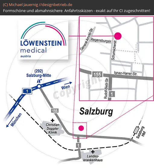 Anfahrtsskizzen Salzburg Östereich (410)