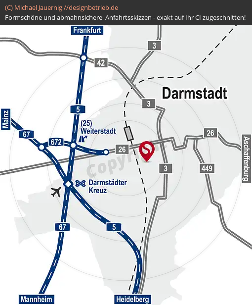 Anfahrtsskizzen Darmstadt Überschtskarte (422)