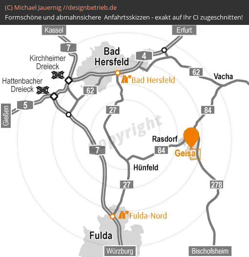 Anfahrtsskizzen Geisa Übersichtskarte (432)