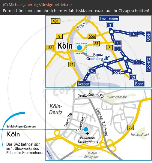 Anfahrtsskizzen Köln-Deutz (460)