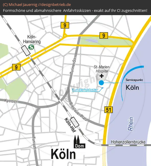 Anfahrtsskizzen Köln Kunibertskloster (467)