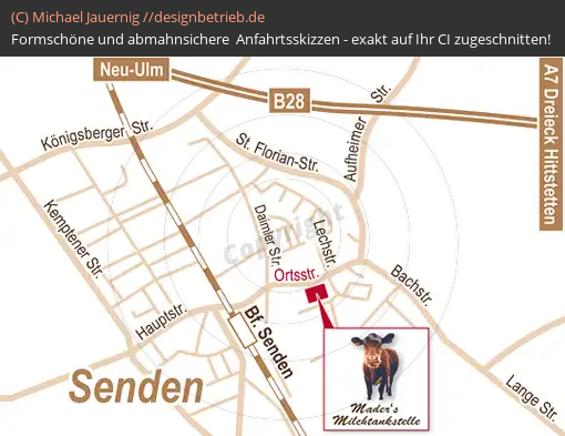 Anfahrtsskizzen Senden Ortsstraße 13 (526)