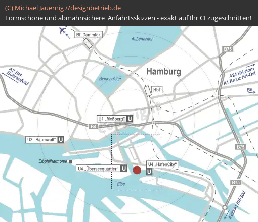 Anfahrtsskizzen Hamburg (Übersichtskarte) (609)