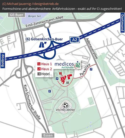 Anfahrtsskizzen Gelsenkirchen-Schalke (763)