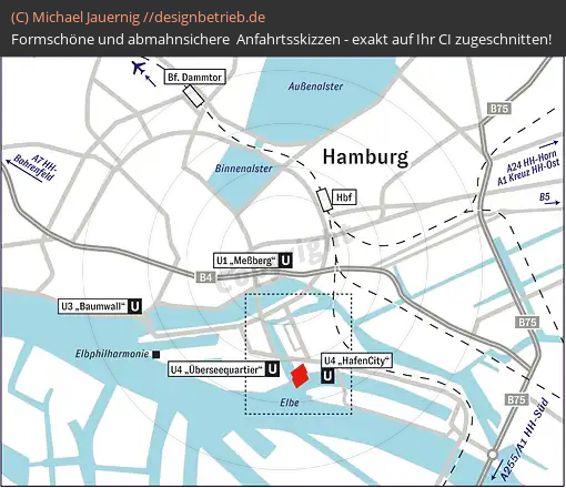 Anfahrtsskizzen Hamburg (Übersichtskarte) (777)
