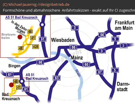 Anfahrtsskizzen Bretzenheim / Bad-Kreuznach (91)